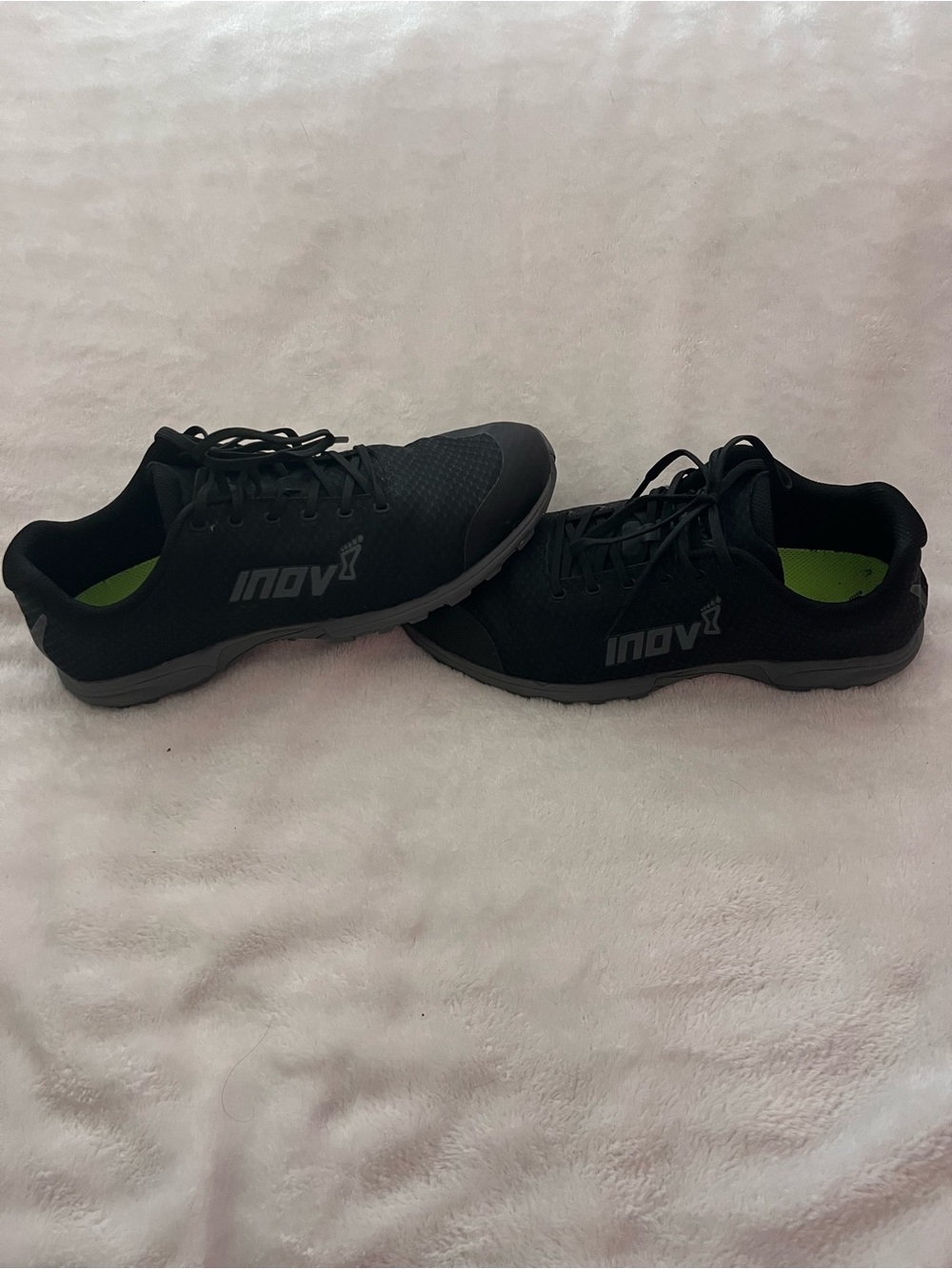 Inov-8 Men's Black Training Sneakers with Lime Accent